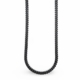 Black metal chain necklace