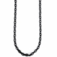 Collier chaîne noire en métal