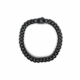 Bracelet chaîne noir en acier inoxydable