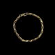Bracelet en or à maillons torsadés