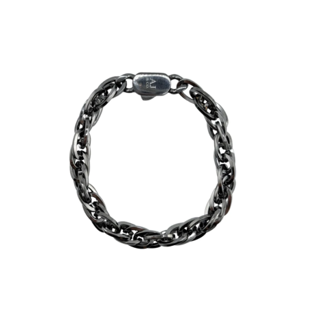 Bracelet chaîne en métal noir