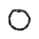 Bracelet chaîne noir brillant avec fermoir