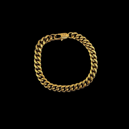 Bracelet en or à maillons épais