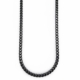 Collier chaîne noire en métal