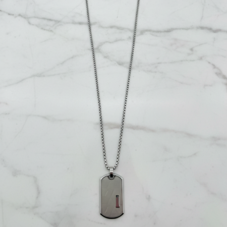silver pendant uniqueness - 22”