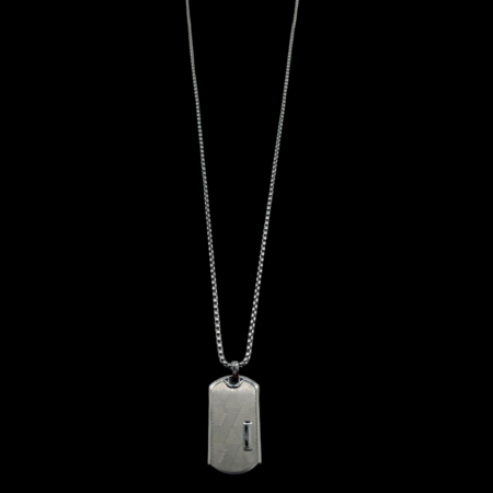 silver pendant uniqueness - 22”