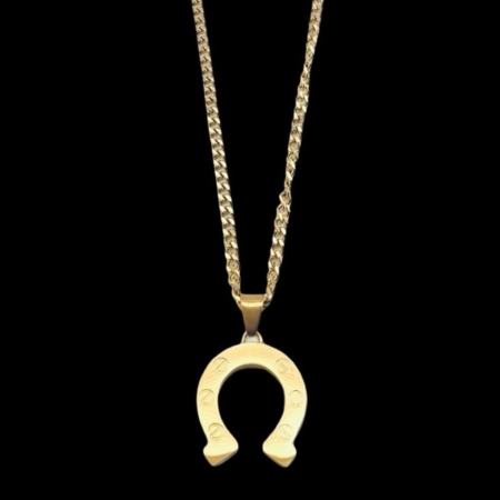 pendentif indomptable 18k mat– 22”